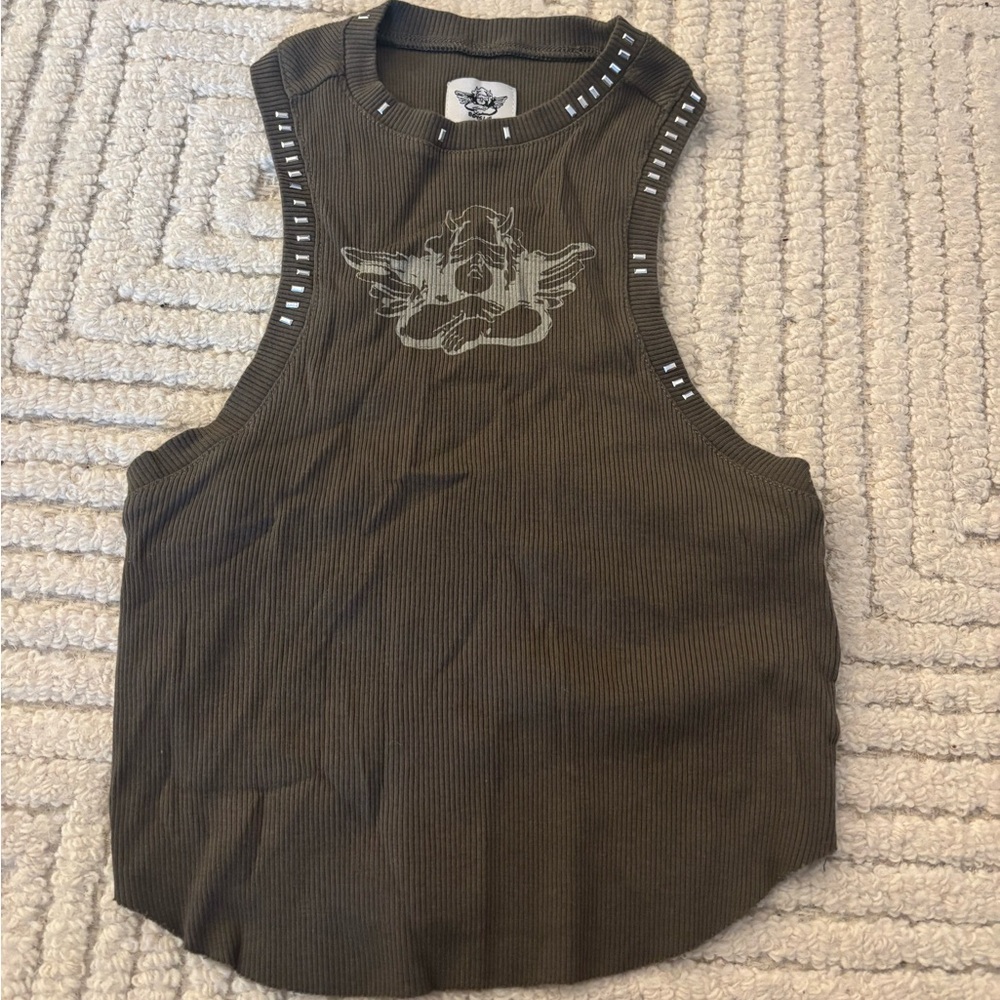 Boys Lie studded tank top